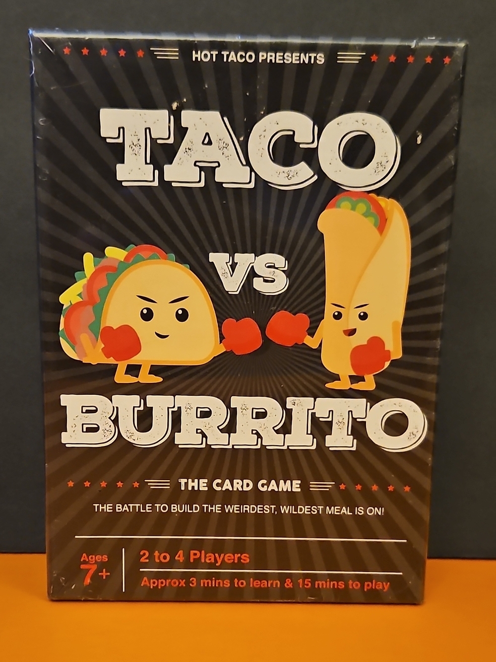 Hot Taco Inc. Taco vs Burrito Food & Drink Card Game Ages 8-11 2-4 Players 2023